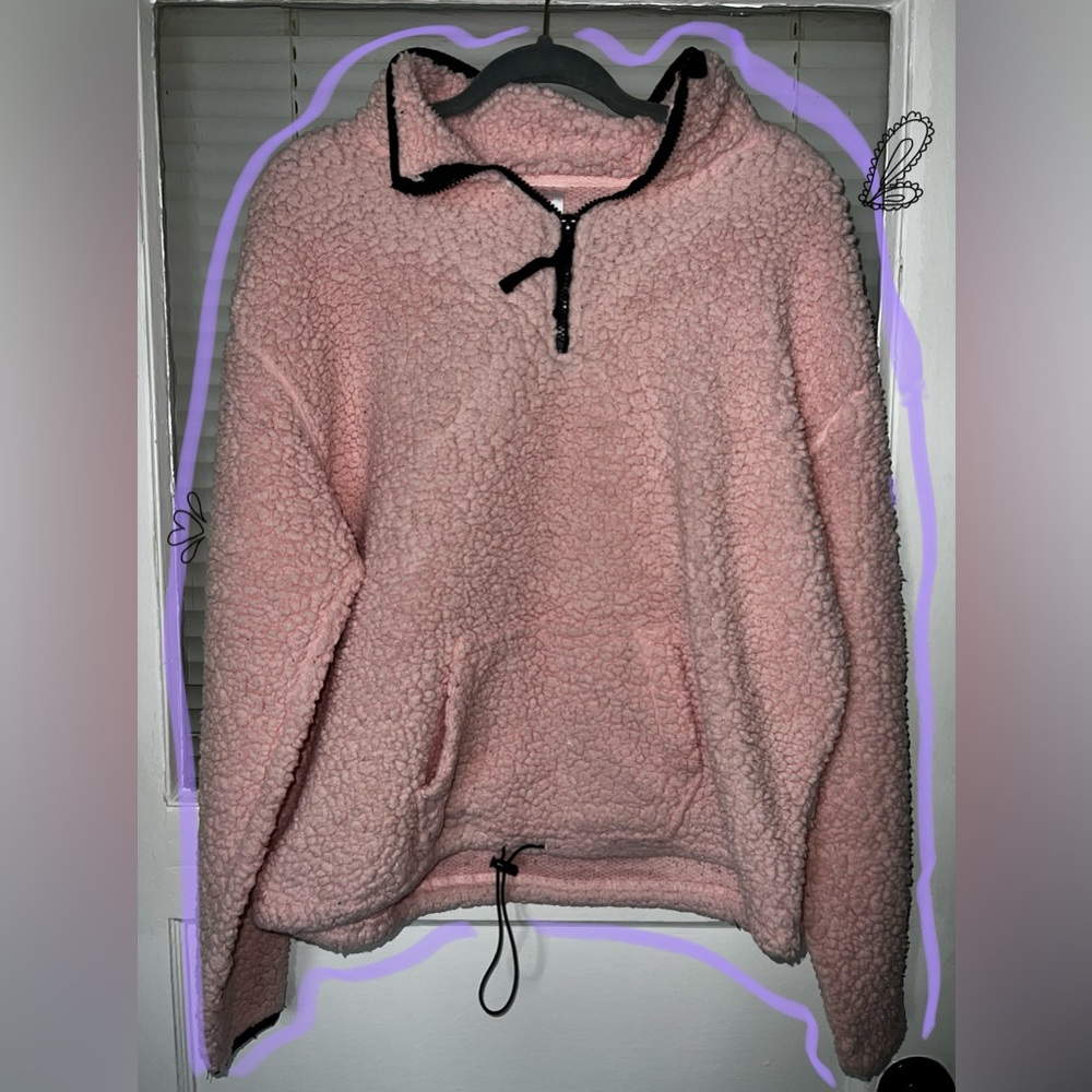 Baby Pink Fluffy Sweater
